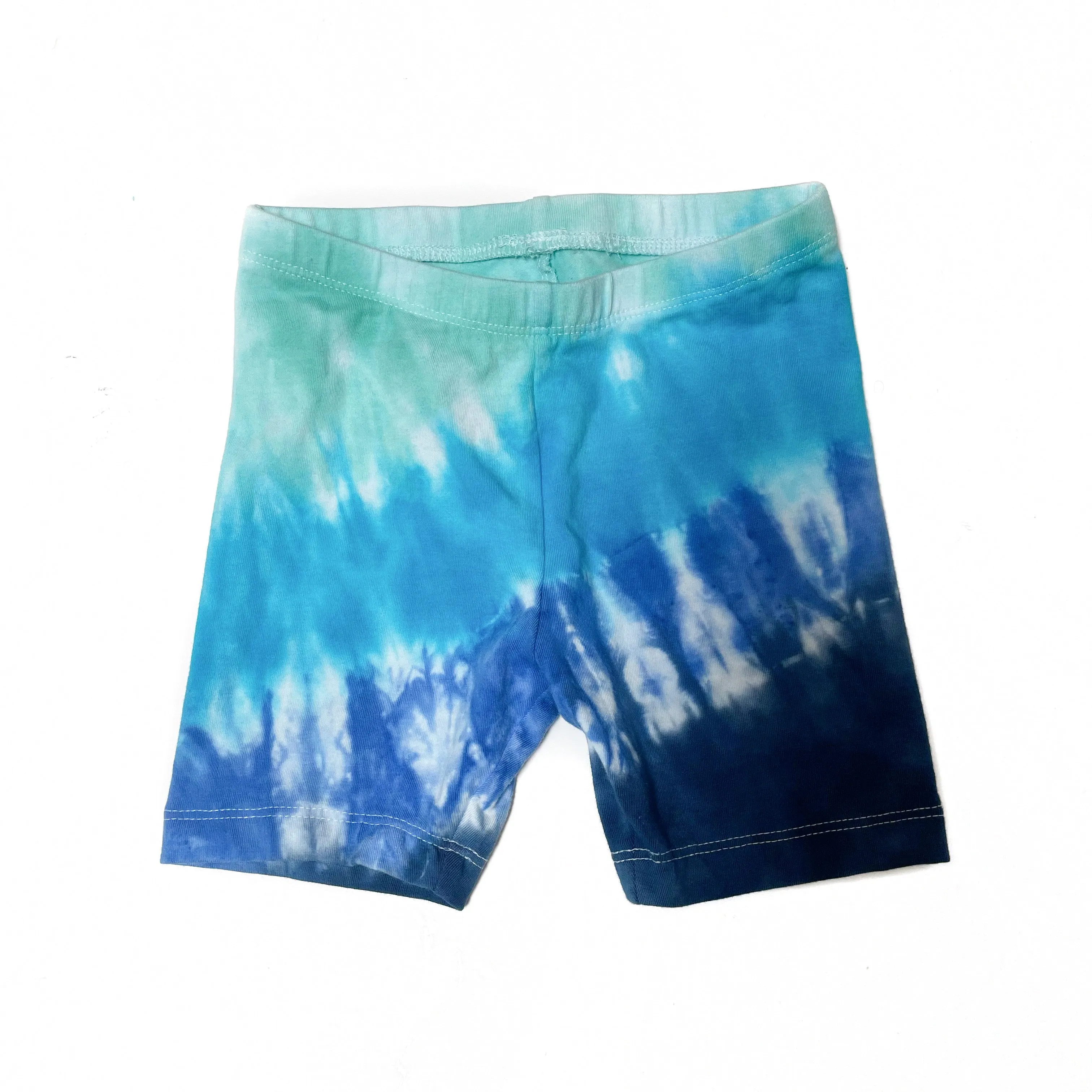 Blue Monochrome Bike Shorts