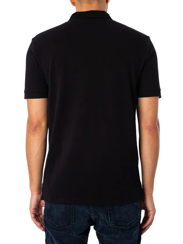 HUGO Dereso232 Slim Polo Shirt - Black