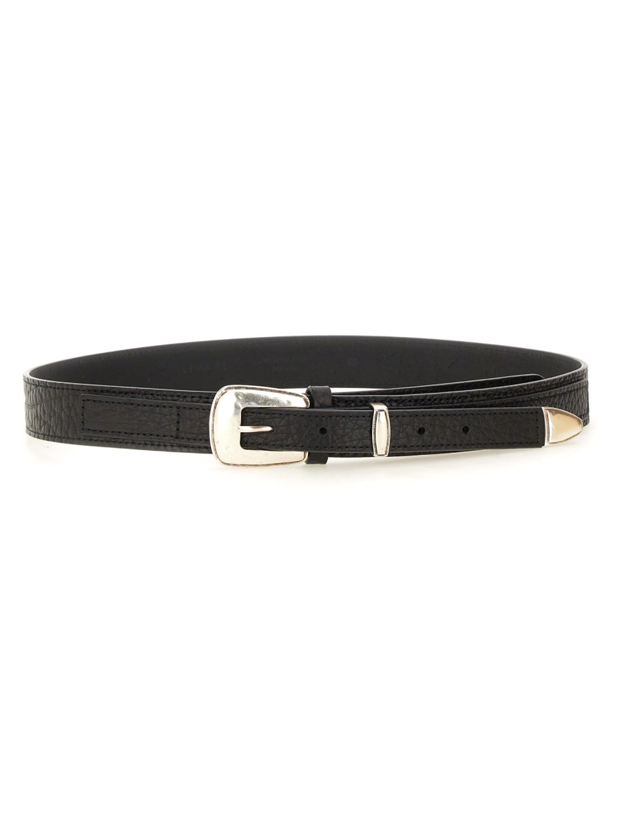 LEMAIRE      CINTURA MINIMAL WESTERN IN PELLE 