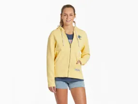 Life is Good Women's Simply True Fleece Zip Hoodie - Flutterby Butterfly