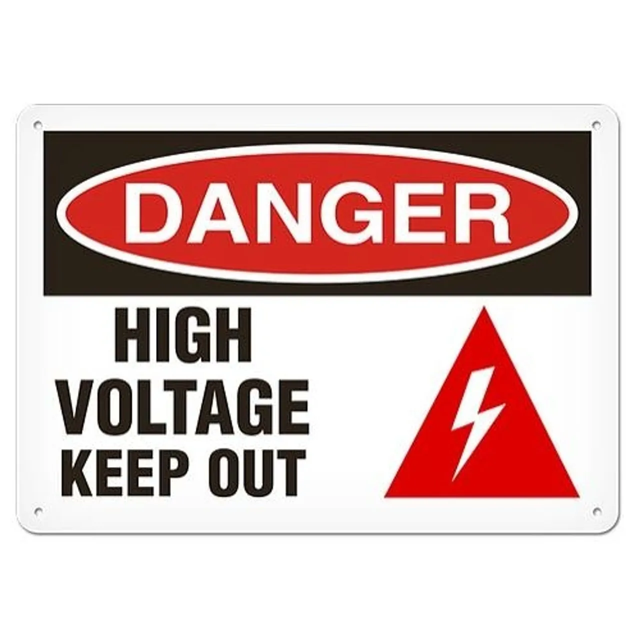 OSHA Safety Sign | Danger Volt Keep Out | INCOM