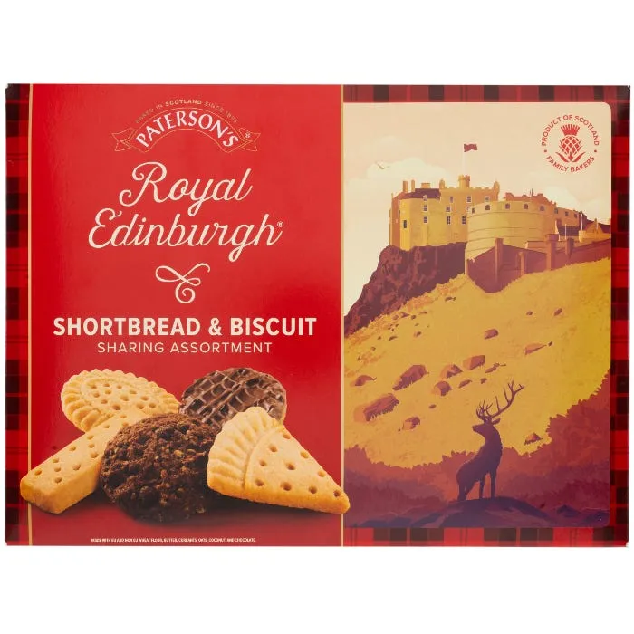 Paterson's Royal Edinburgh Shortbread & Biscuit Assortment- 400g