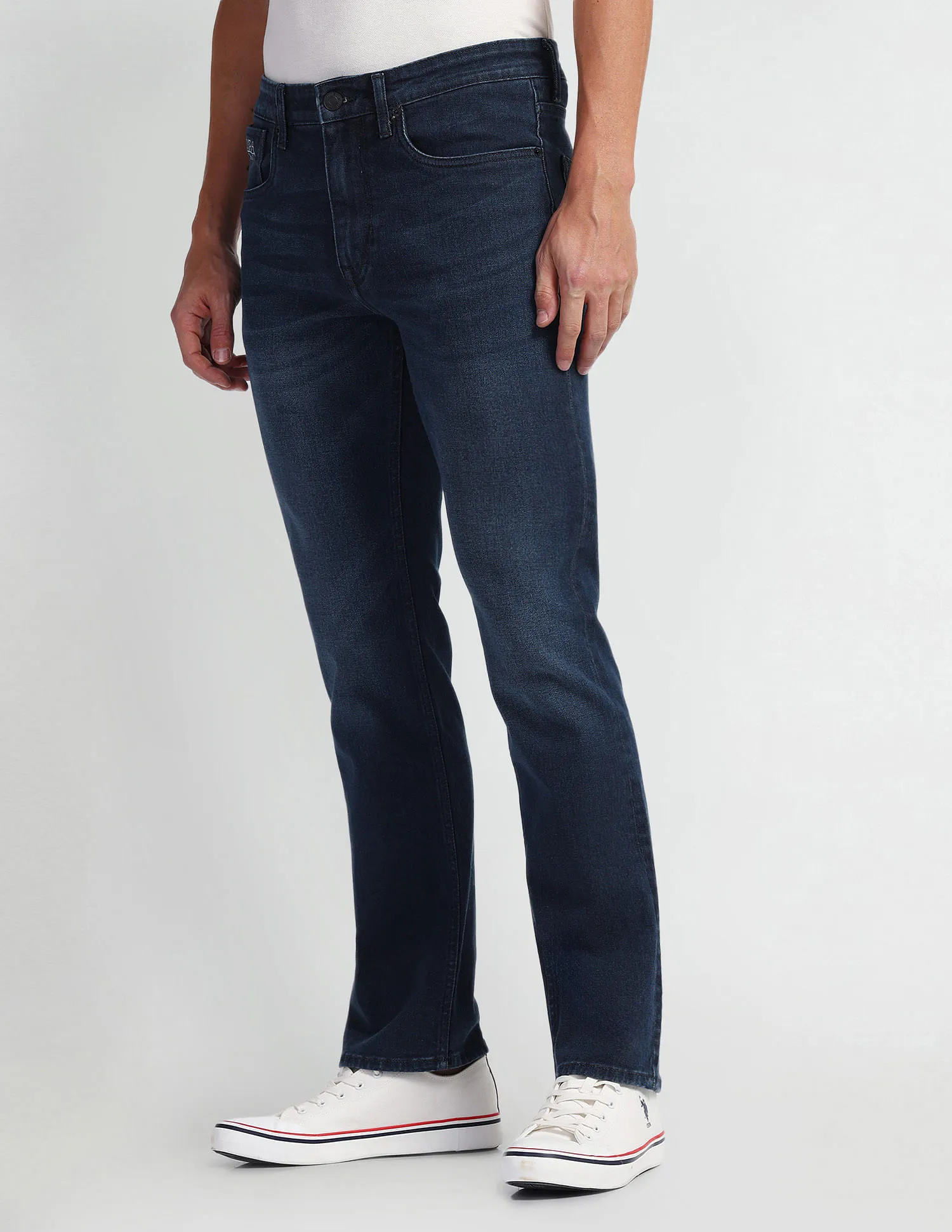 U.S. Polo Assn. Denim Co. Harold Slim Straight Fit Blue Jeans